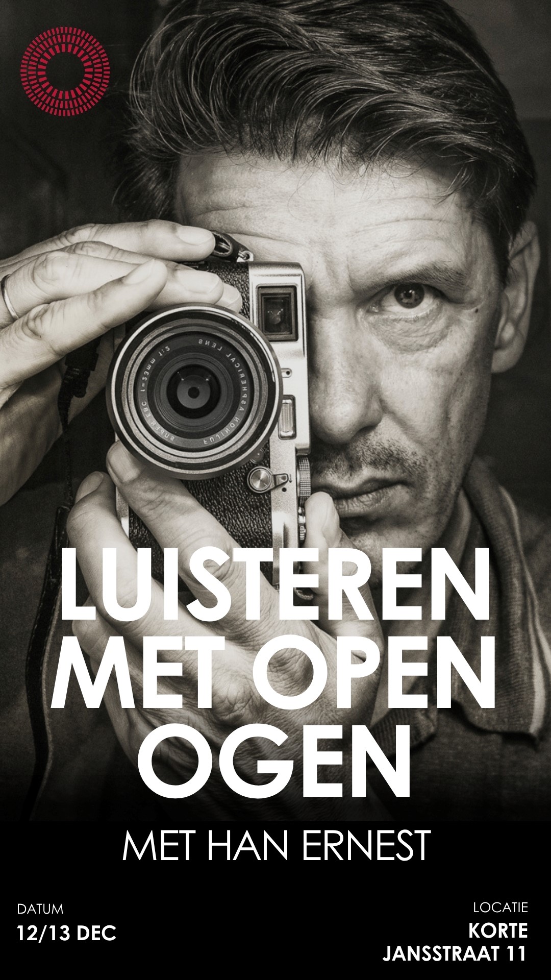 ‍Luisteren met open ogen. 12 December 2025: Een avond met Han Ernest.